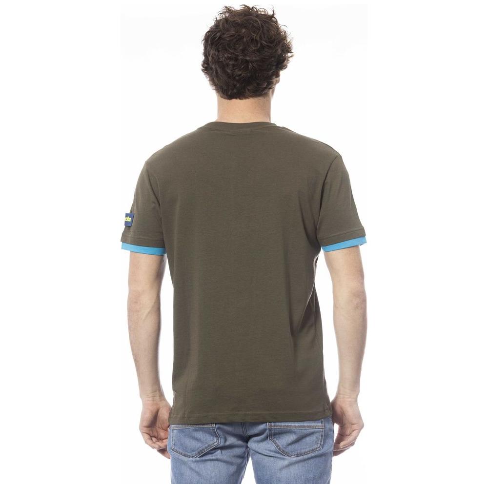 Invicta Green Cotton Men T-Shirt Invicta