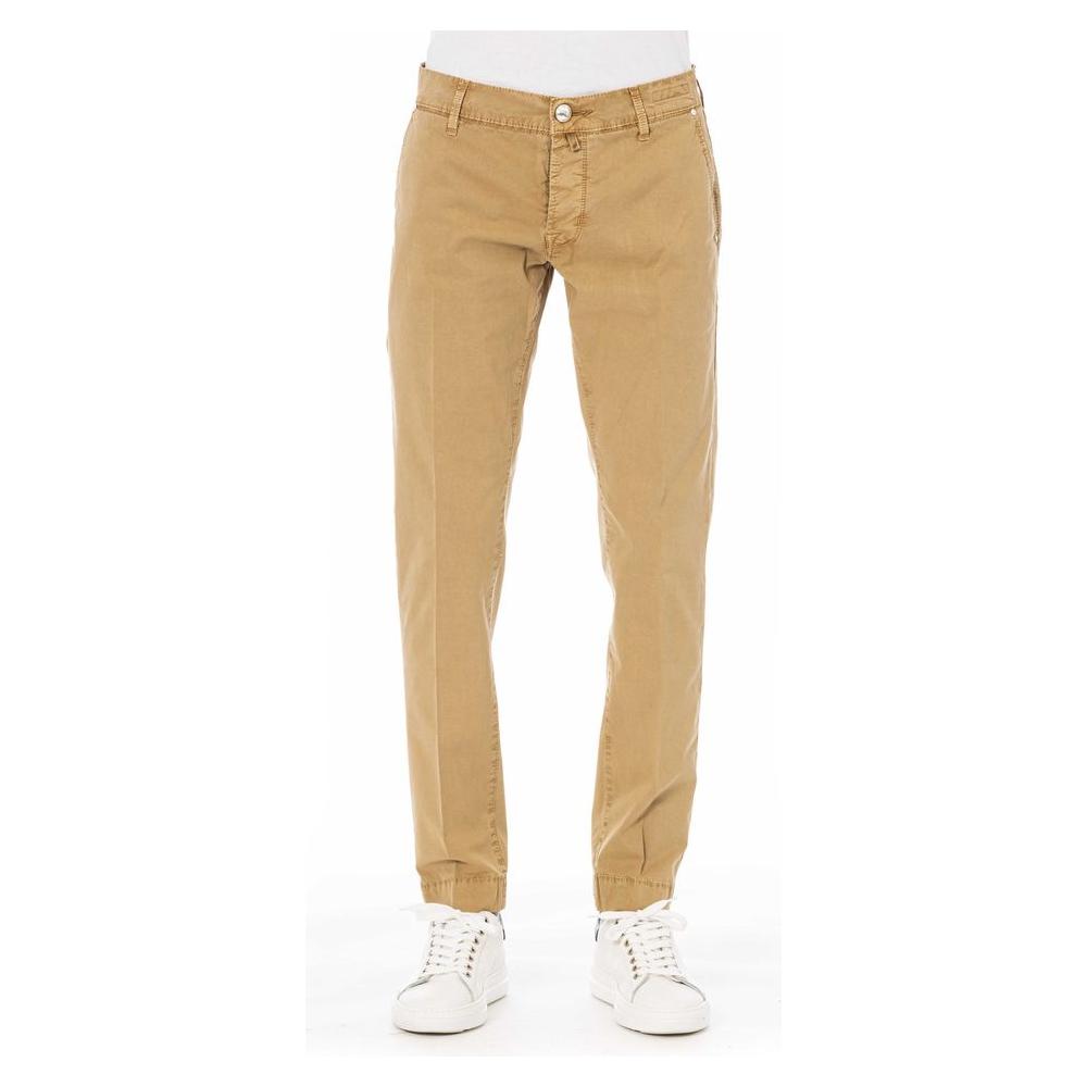 Jacob Cohen Beige Cotton Men Pants Jacob Cohen