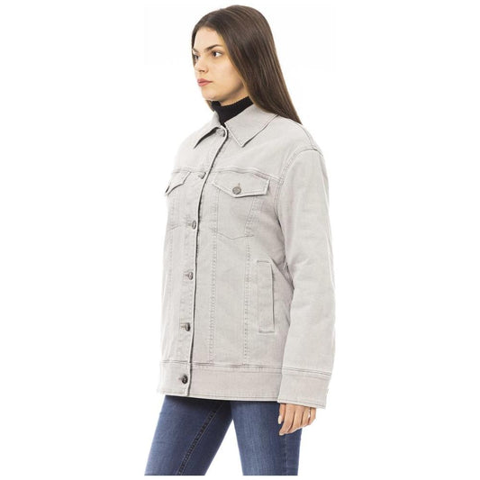 Jacob Cohen Elegant Gray Cotton Blend Jacket Jacob Cohen