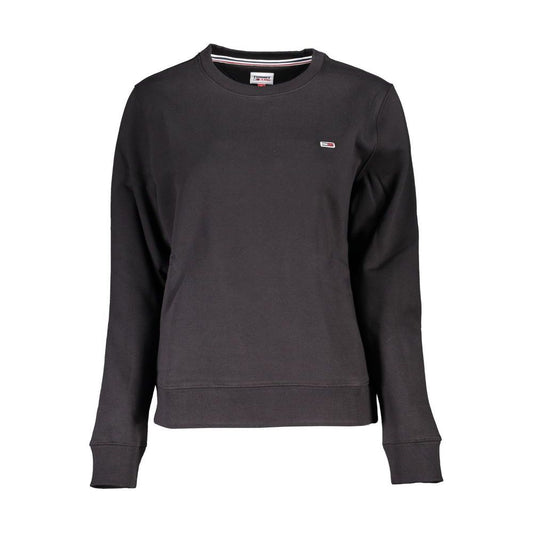 Tommy Hilfiger Black Cotton Women Sweater Tommy Hilfiger