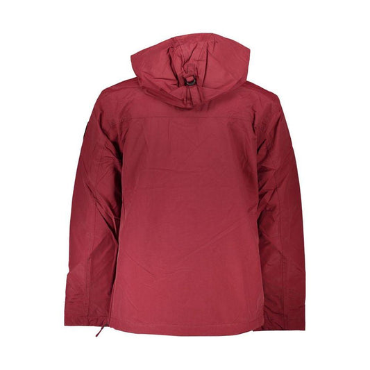 Napapijri Red Polyamide Men Jacket Napapijri