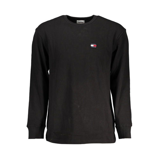 Tommy Hilfiger Black Cotton Men TShirt Tommy Hilfiger