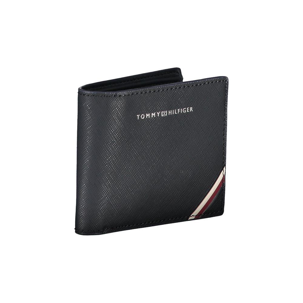 Tommy Hilfiger Blue Leather Men Wallet Tommy Hilfiger