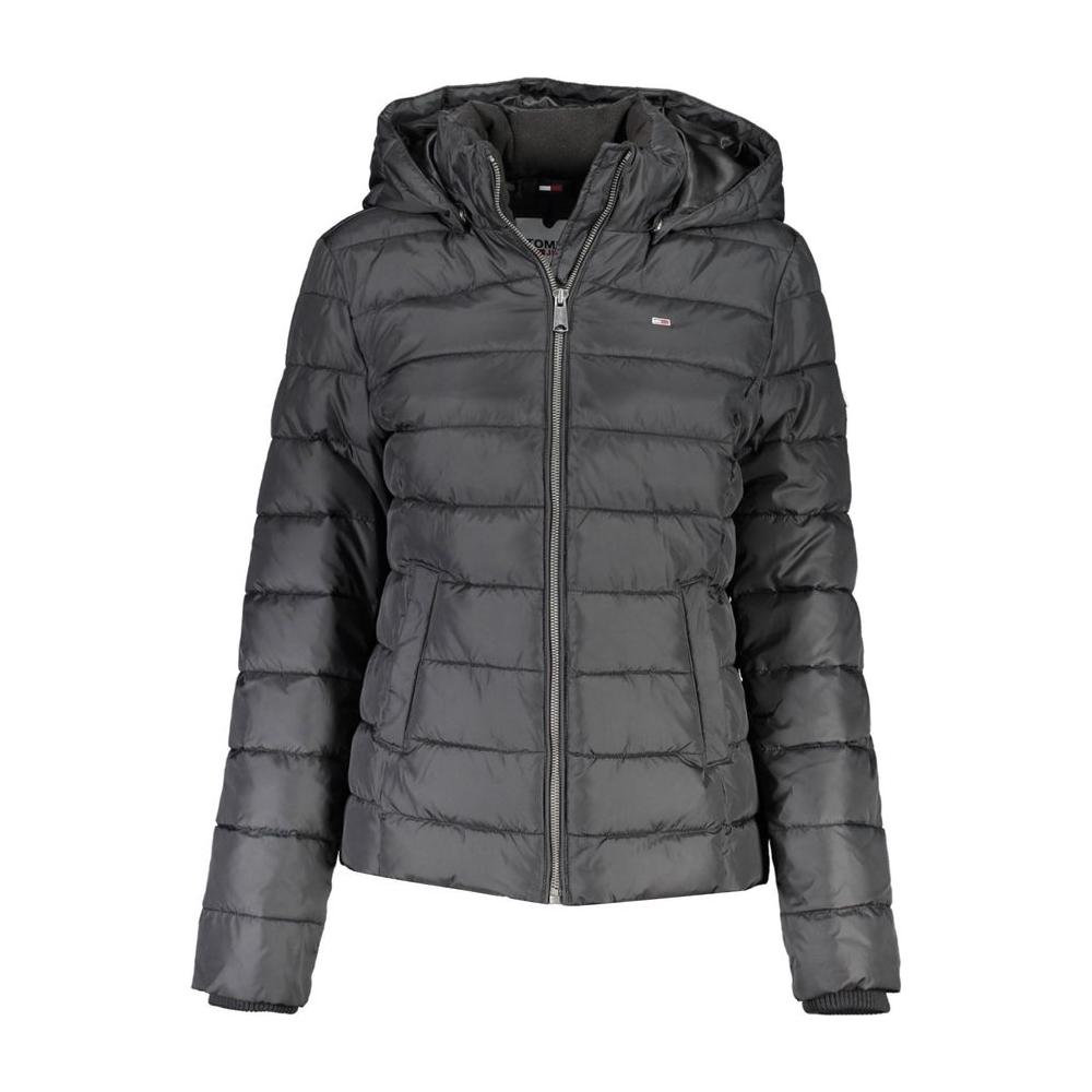 Tommy Hilfiger Black Polyester Women Jacket Tommy Hilfiger