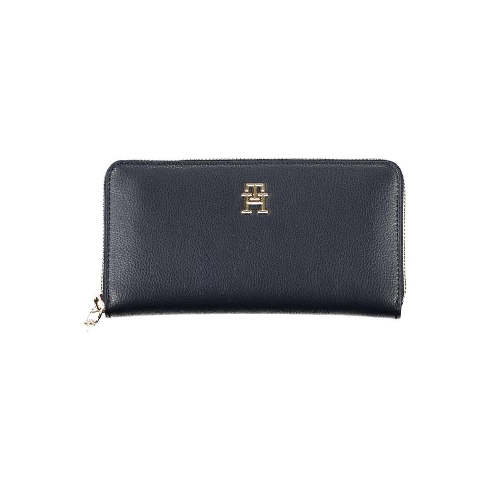 Tommy Hilfiger Elegant Blue Designer Wallet Tommy Hilfiger