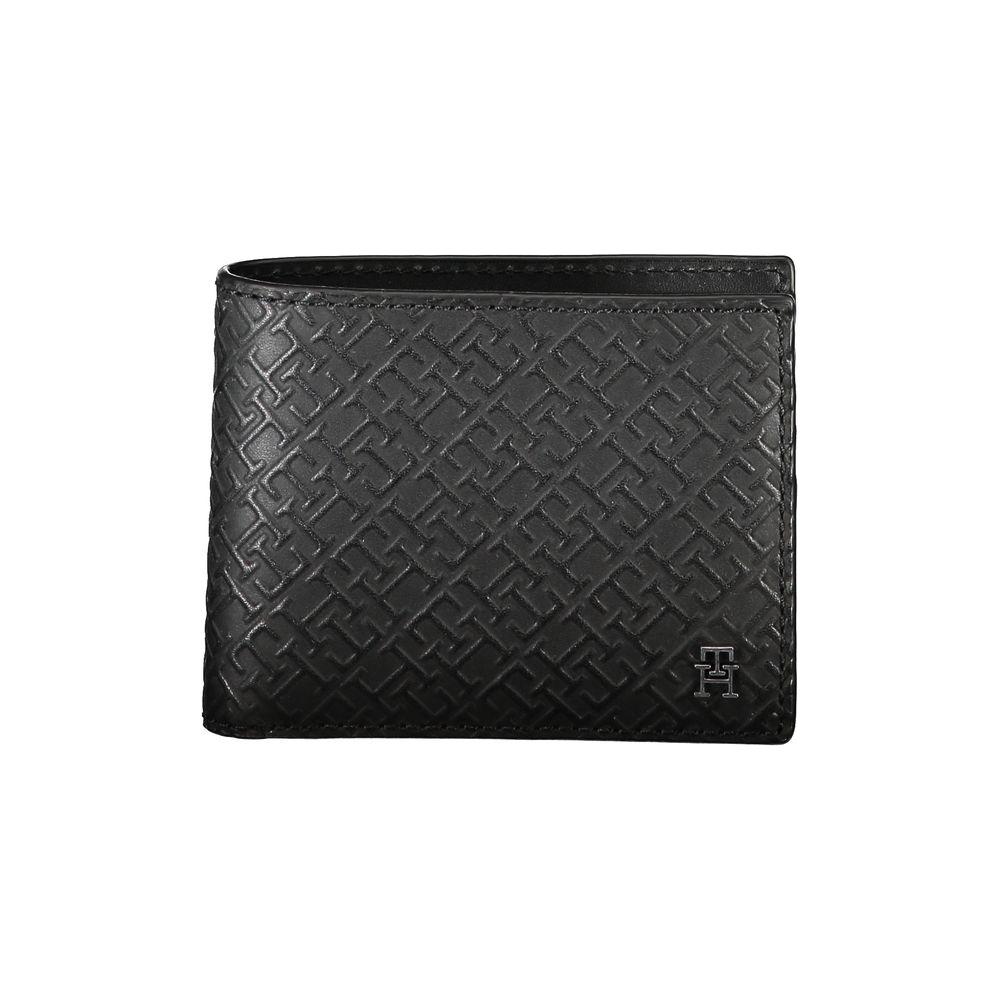 Tommy Hilfiger Elegant Leather Double Card Wallet with Contrast Details Tommy Hilfiger