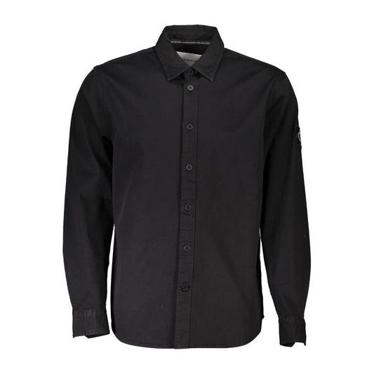 Calvin Klein Sleek Black Long Sleeved Designer Shirt Calvin Klein