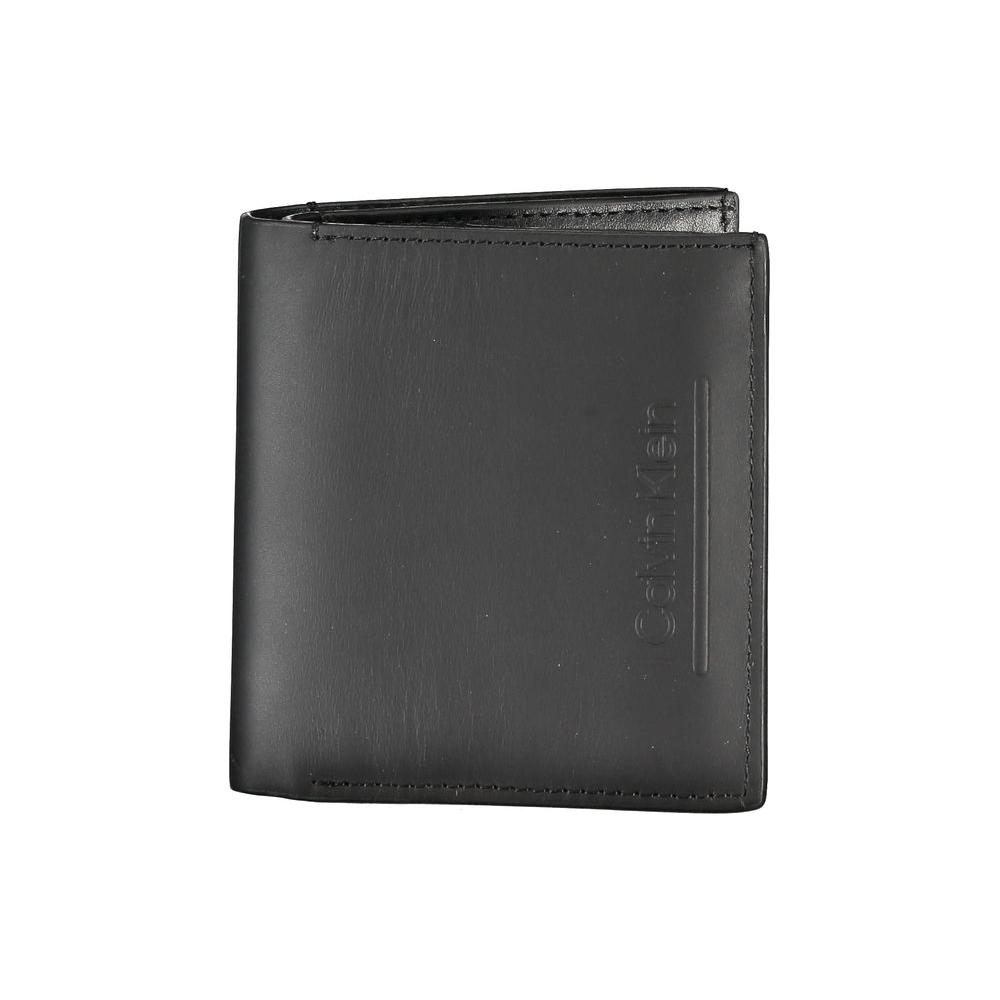 Calvin Klein Sleek Dual Compartment Leather Wallet Calvin Klein