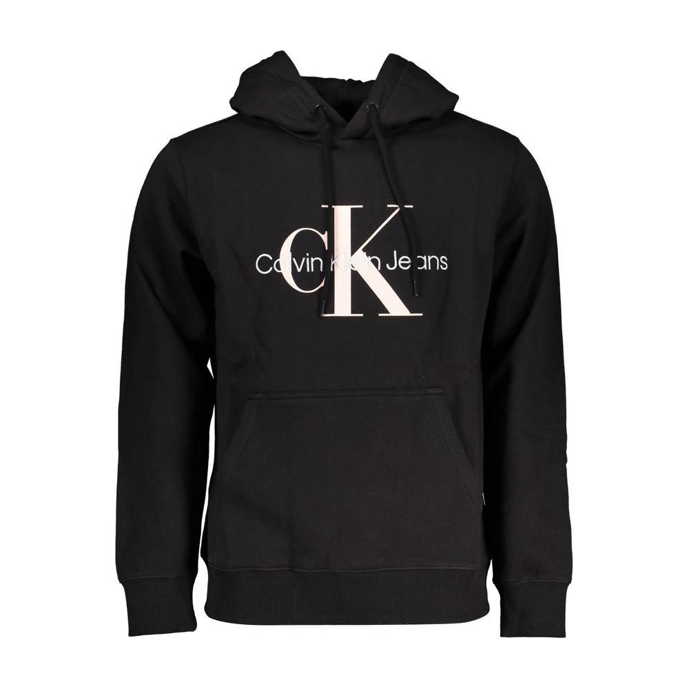 Calvin Klein Elegant Hooded Sweater with Contrasting Details Calvin Klein