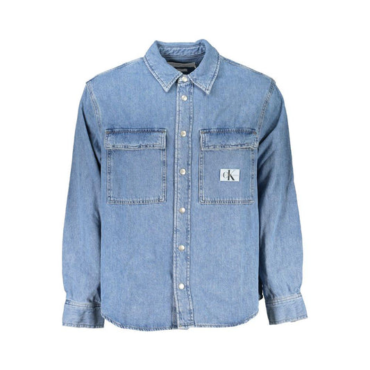 Calvin Klein Sophisticated Light Blue Denim Shirt Calvin Klein