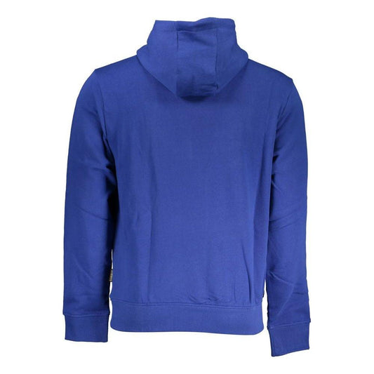 Napapijri Chic Blue Hooded Long Sleeve Sweatshirt Napapijri