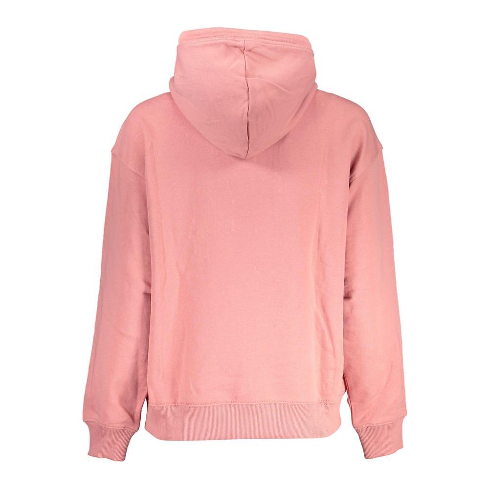 Napapijri Chic Pink Hooded Cotton Sweatshirt Napapijri