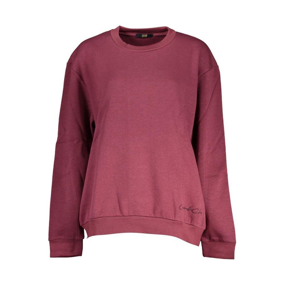 Cavalli Class Elegant Fleece Crew Neck Sweatshirt Cavalli Class