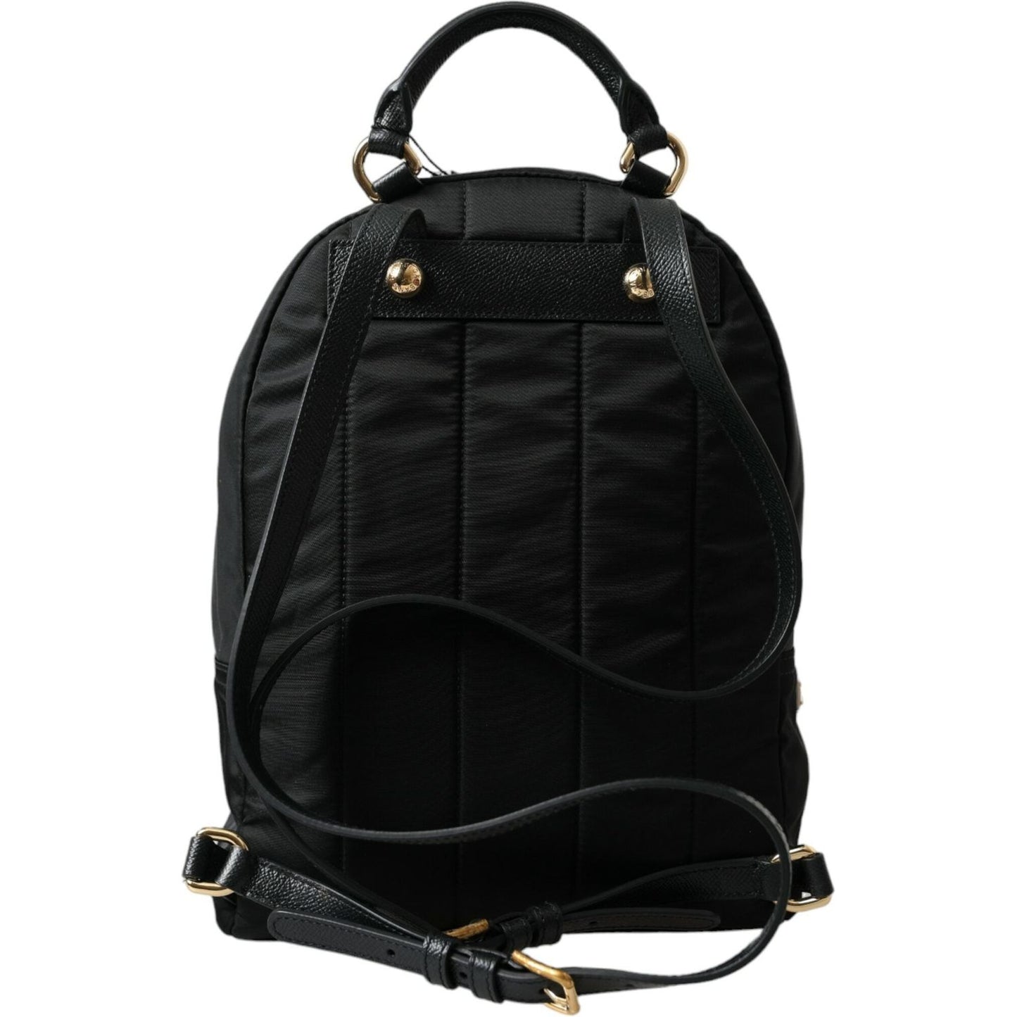 Dolce & Gabbana Elegant Embellished Black Backpack Dolce & Gabbana