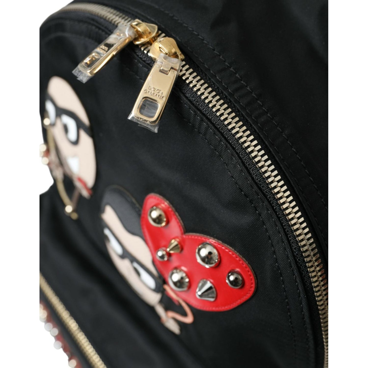 Dolce & Gabbana Elegant Embellished Black Backpack Dolce & Gabbana