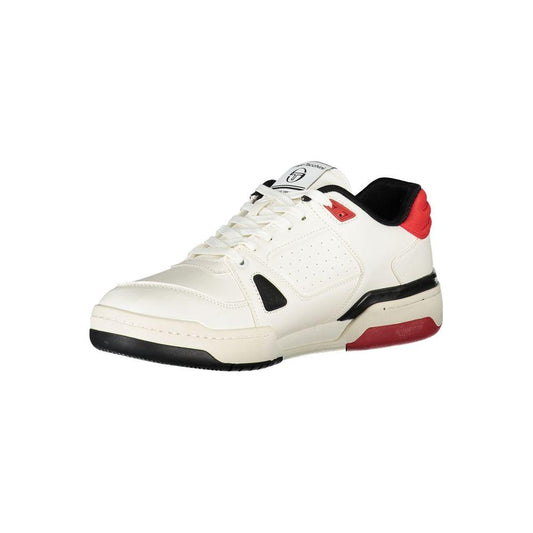 Sergio Tacchini Chic White Sports Sneakers with Contrast Details Sergio Tacchini