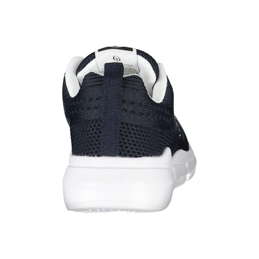 Sergio Tacchini Stylish Blue Lace-up Sneakers with Contrast Details Sergio Tacchini