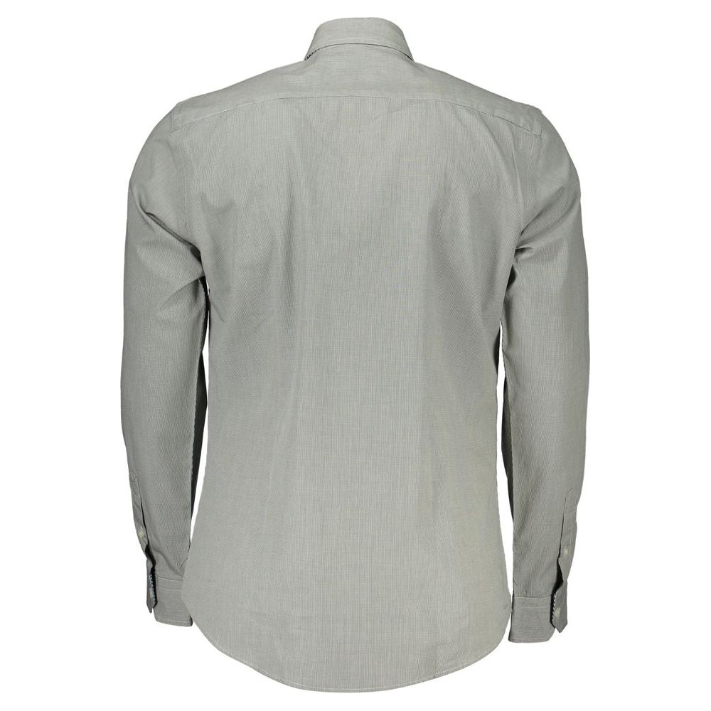 Harmont & Blaine Elegant Green Slim Fit Long Sleeve Shirt Harmont & Blaine