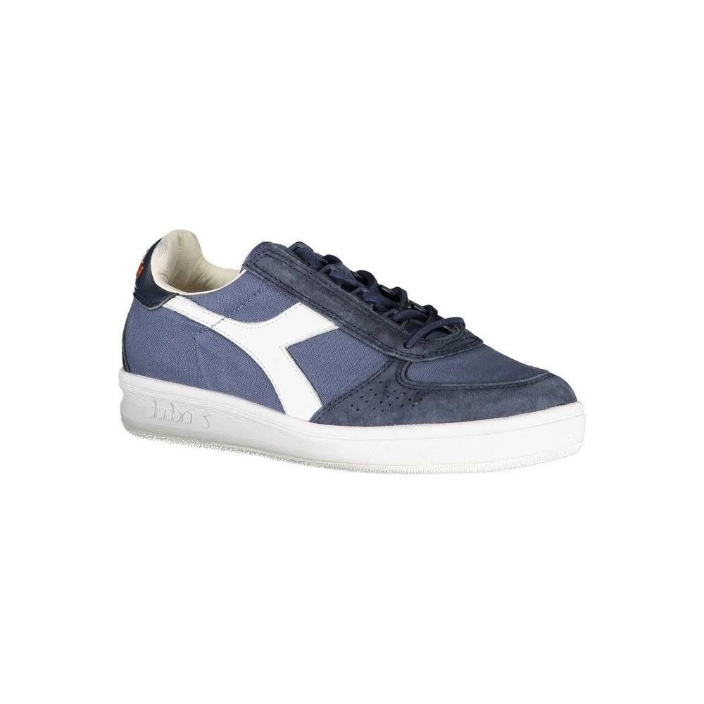 Diadora Chic Blue Contrast Lace-Up Sneakers Diadora