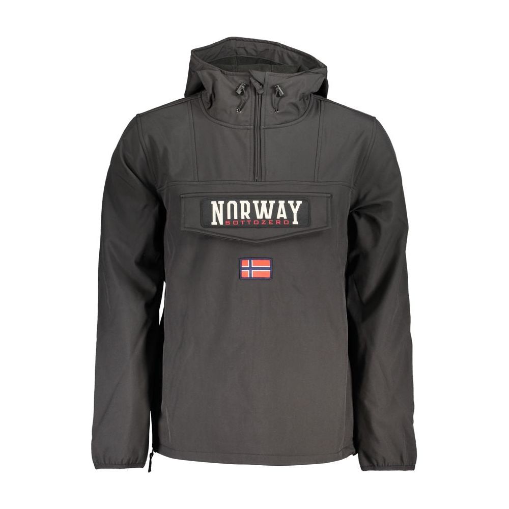 Norway 1963 Sleek Soft Shell Hooded Jacket for Men Norway 1963