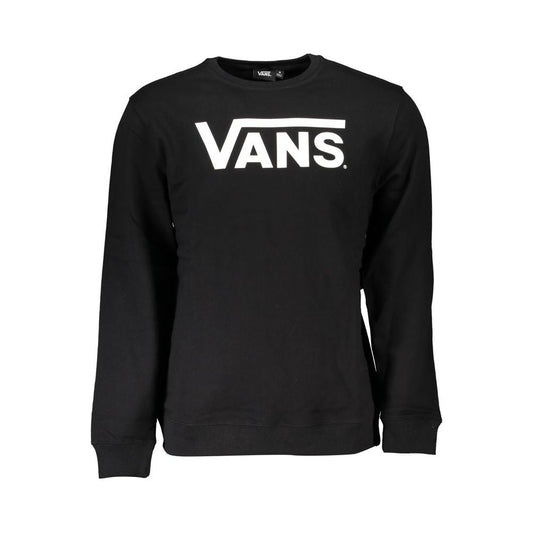 Vans Sleek Fleece Crew Neck Black Sweatshirt Vans