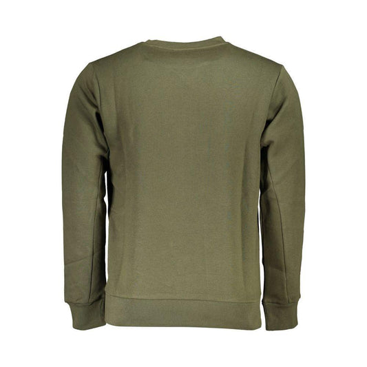 U.S. Grand Polo Elegant Green Crew Neck Sweatshirt U.S. Grand Polo