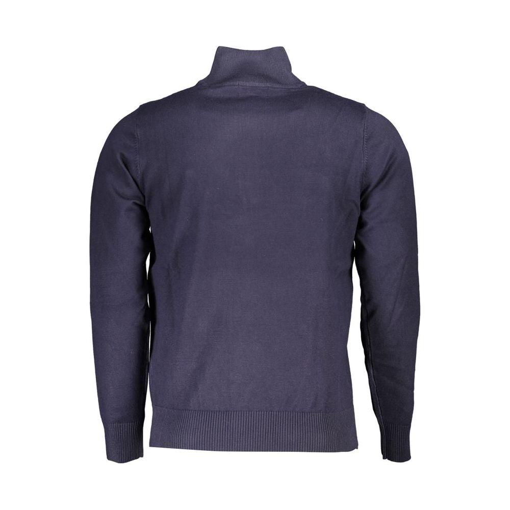 U.S. Grand Polo Chic Half-Zip Sweater with Elegant Embroidery U.S. Grand Polo