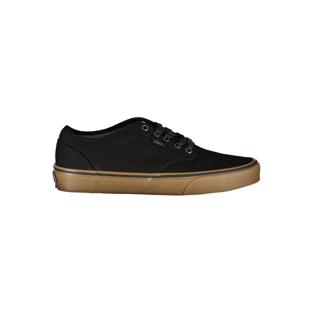 Vans Sleek Black Lace-Up Sports Sneakers Vans