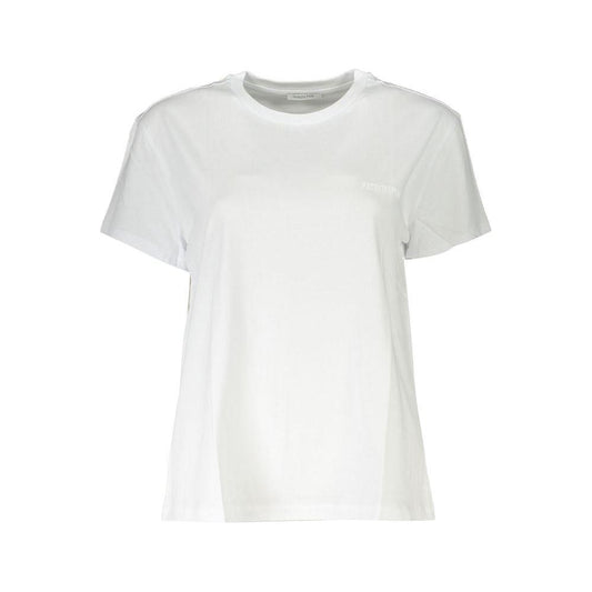 Patrizia Pepe Chic Organic Cotton Crew Neck Tee Patrizia Pepe