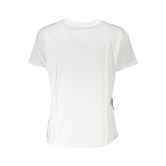 Patrizia Pepe Chic Organic Cotton Crew Neck Tee Patrizia Pepe