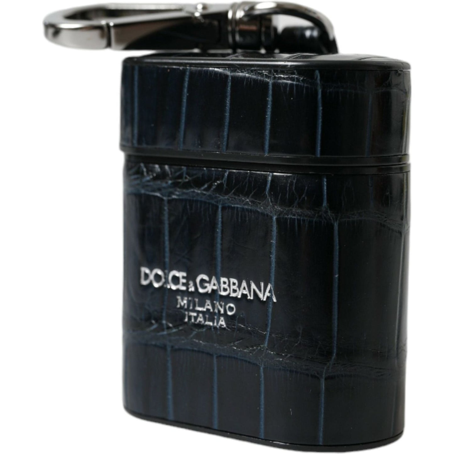 Dolce & Gabbana Chic Crocodile Leather Airpods Case Dolce & Gabbana