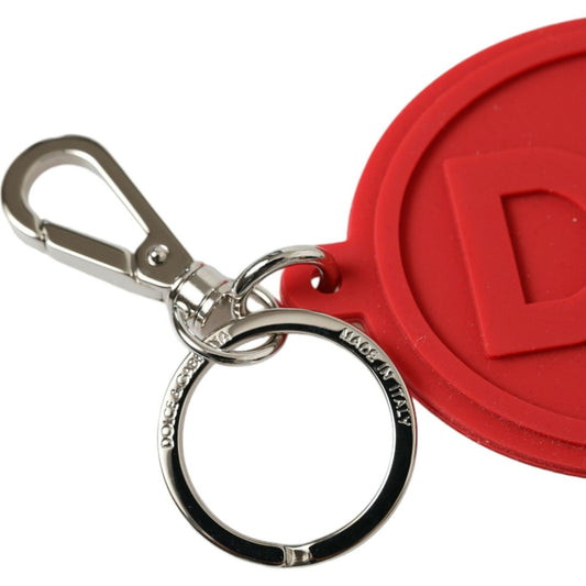 Dolce & Gabbana Elegant Red Trifold Key Holder Case Dolce & Gabbana