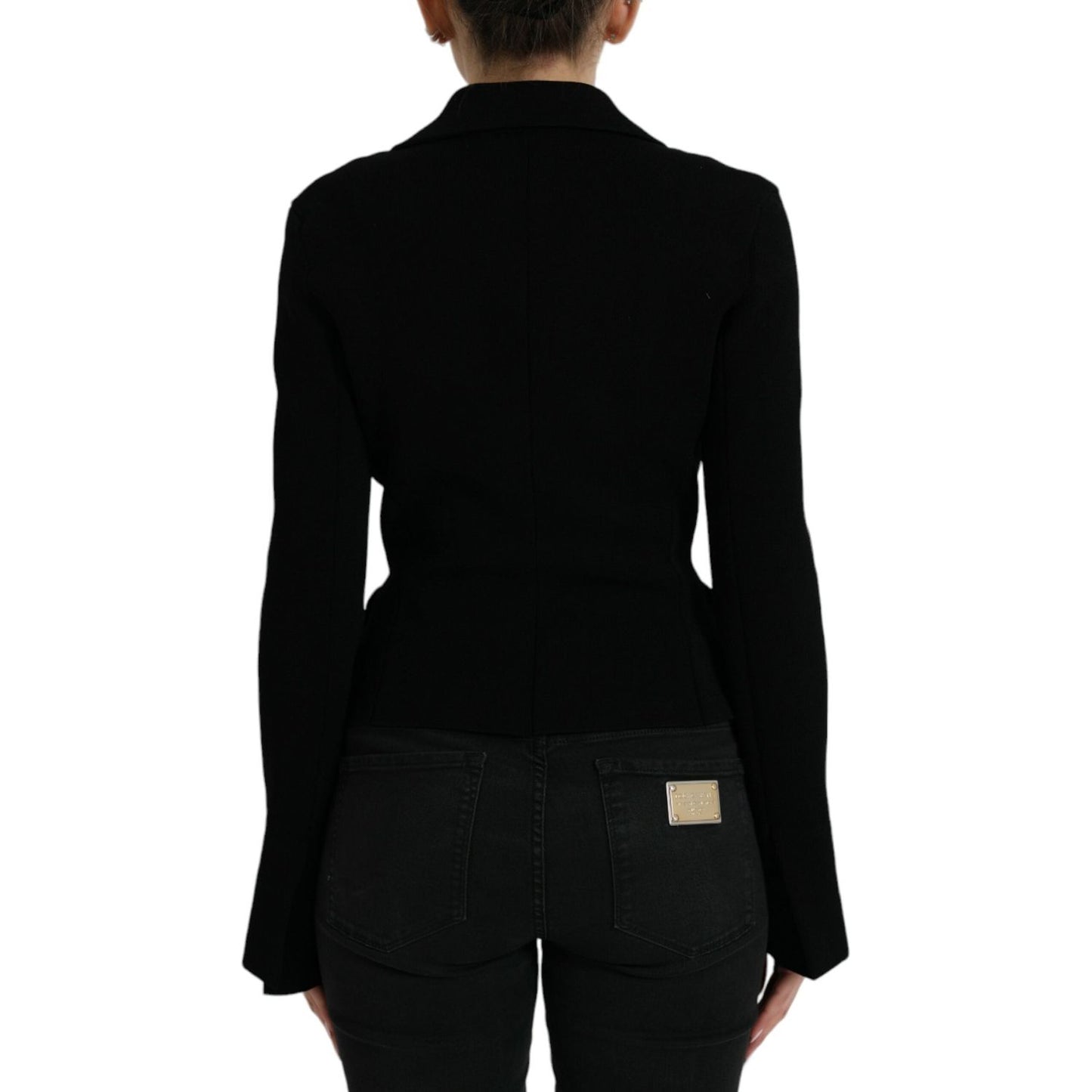 Dolce & Gabbana Elegant Black Designer Blazer for Women Dolce & Gabbana