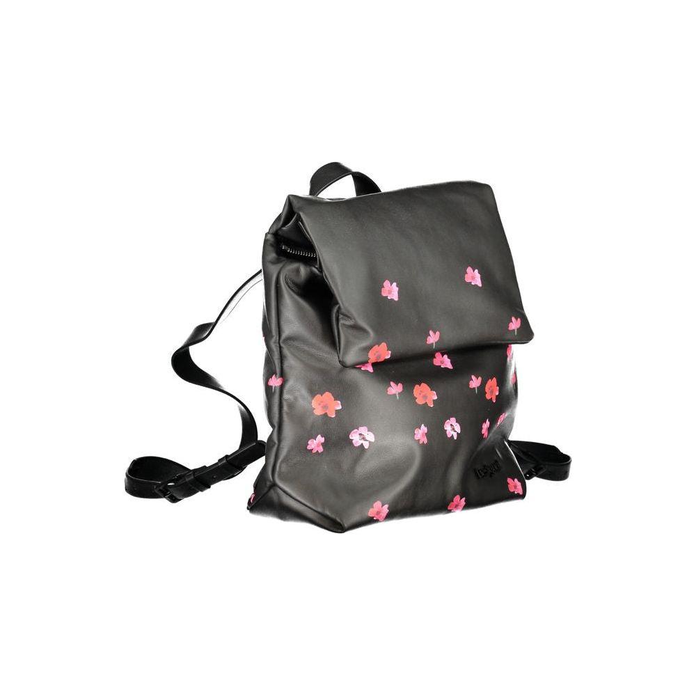 Desigual Black Polyethylene Backpack Desigual