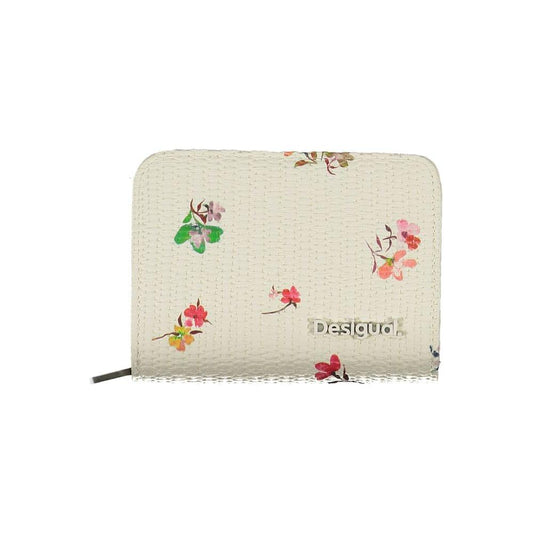 Desigual White Polyethylene Wallet Desigual