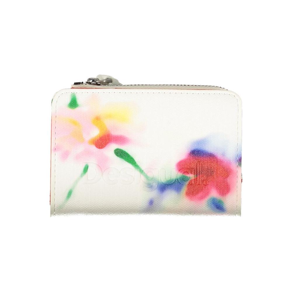 Desigual White Polyester Wallet Desigual