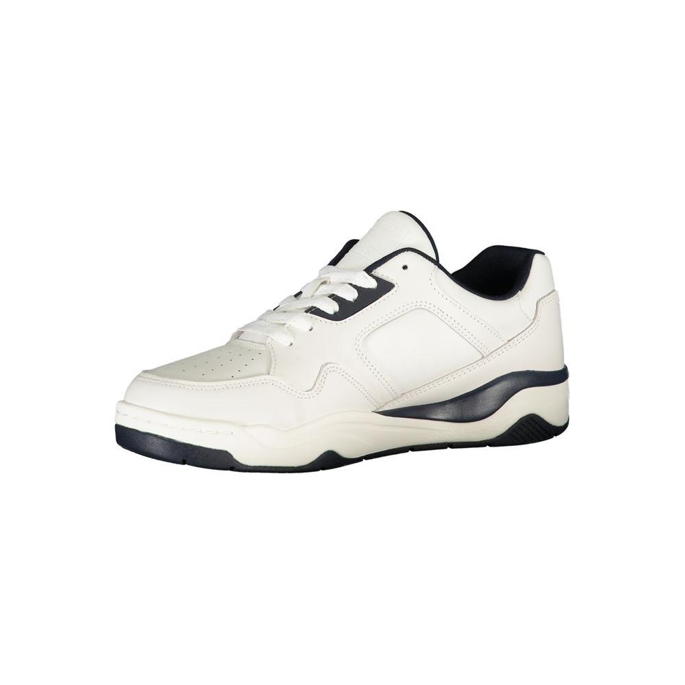 Tommy Hilfiger White Polyester Sneaker Tommy Hilfiger