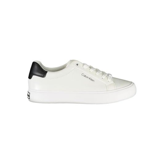 Calvin Klein White Polyester Sneaker Calvin Klein