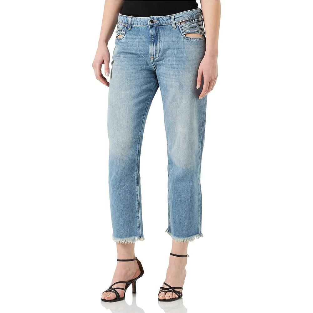 PINKO Blue Cotton Jeans & Pant PINKO