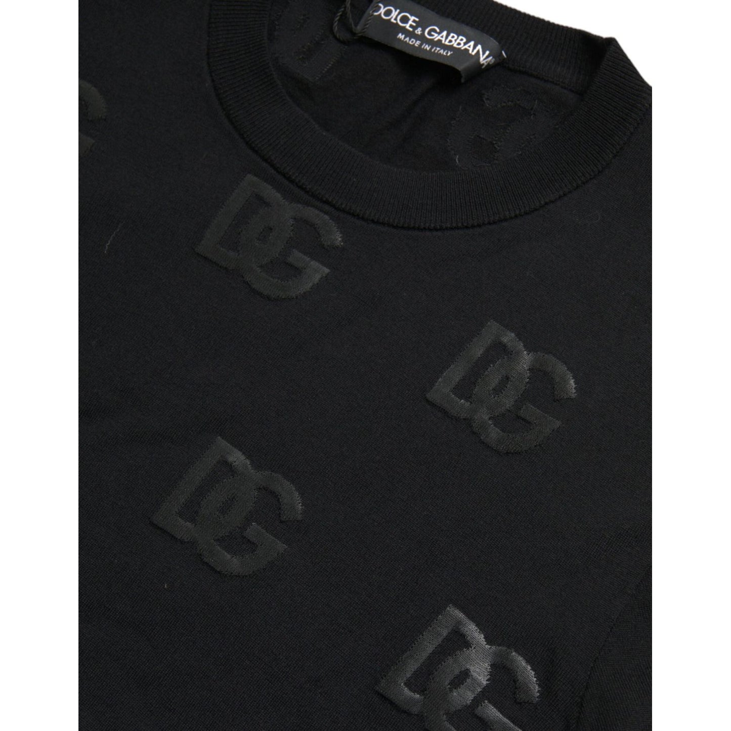 Dolce & Gabbana Black DG Logo Pullover Sweatshirt Sweater Dolce & Gabbana