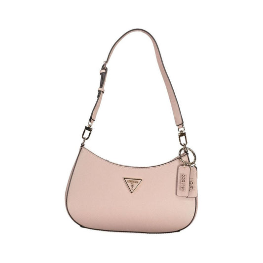 Pink Polyethylene Handbag