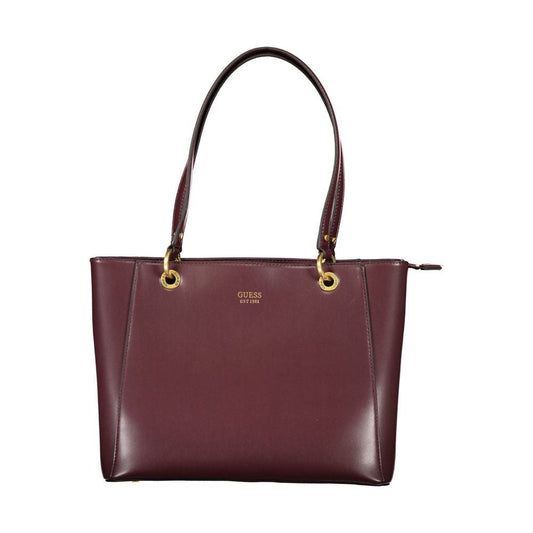 Purple Polyethylene Handbag