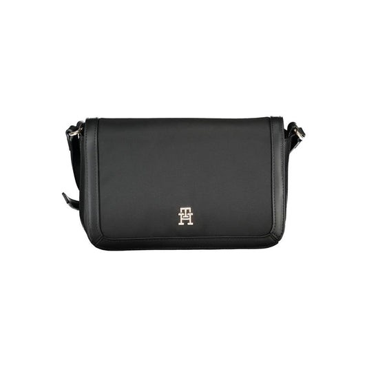 Tommy Hilfiger Black Polyester Handbag Tommy Hilfiger