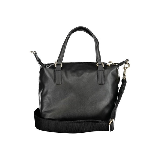 Tommy Hilfiger Black Polyester Handbag Tommy Hilfiger