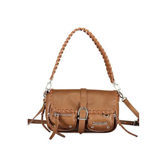 Desigual Brown Polyethylene Handbag Desigual