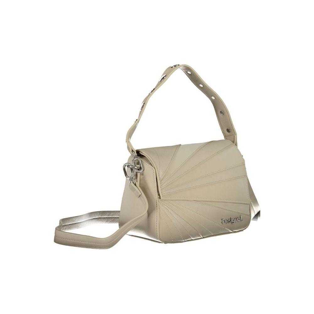 Desigual Beige Polyethylene Handbag Desigual