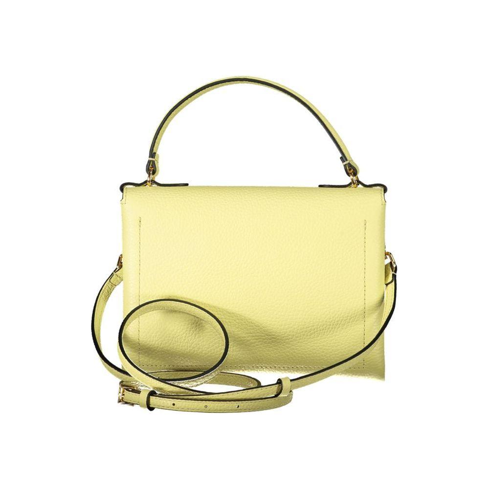 Coccinelle Yellow Leather Handbag Coccinelle