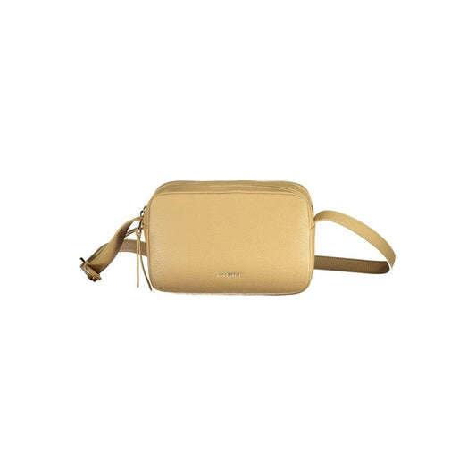 Beige Leather Handbag