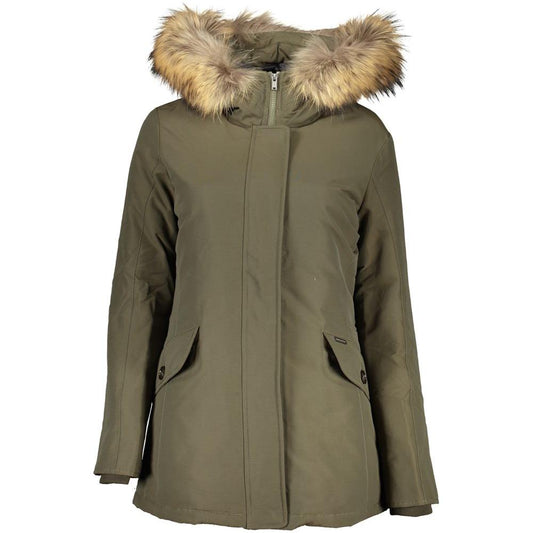 Green Cotton Jackets & Coat