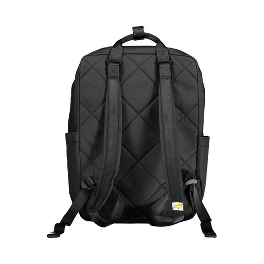 Mandarina Duck Black Cotton Backpack Mandarina Duck